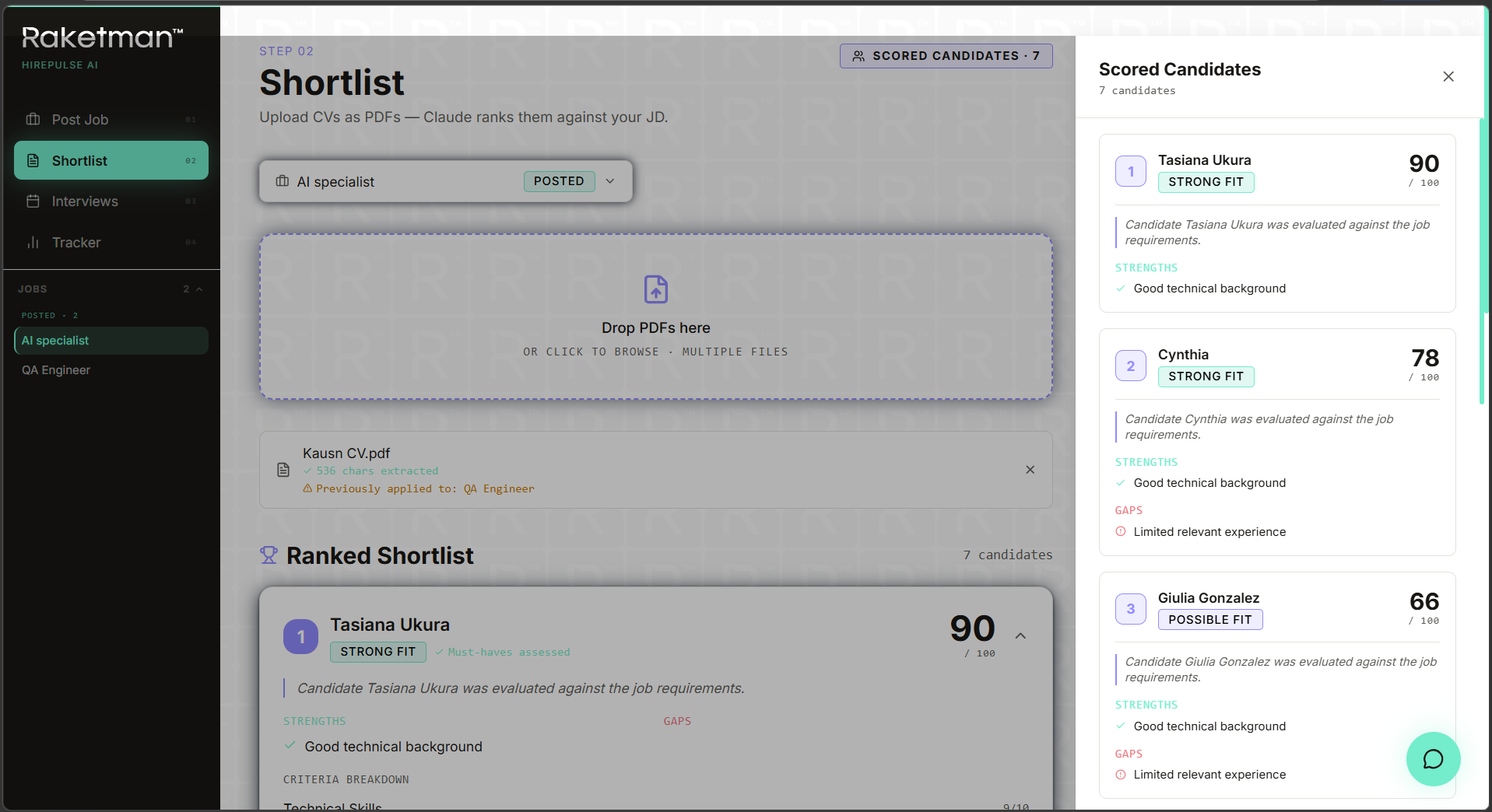 HirePulse AI preview